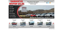 Desktop Screenshot of damascusmotorsales.com